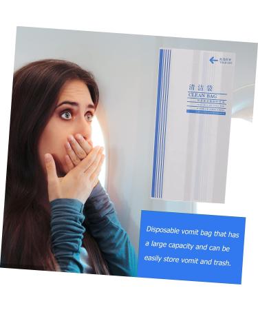 ULTECHNOVO 100pcs Car Trash Bag Disposable Vomit Bags - Motion Sickness & Emesis Bags for Kids - Buy Online on GoSupps.com