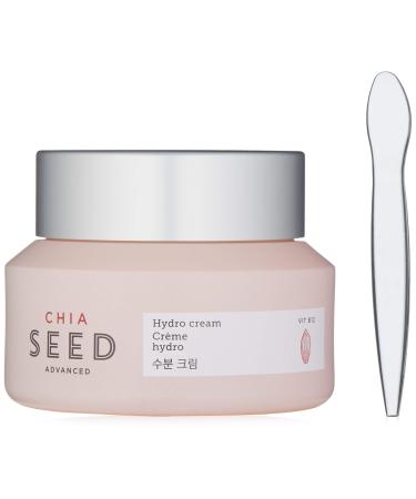 The Face Shop Chia Seed Advanced Hydro Cream | Concentrated Gel Type Hydrating Cream with Instant Cooling Effect | Formulated for Intense, Upgraded & Hydrating Care, 1.76 Fl Oz