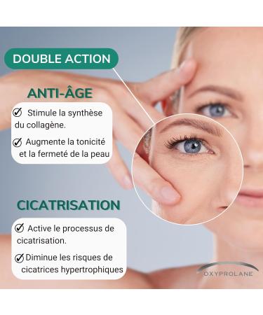 Oxyprolane Dermic Anti-aging and Healing Supplement Cure 1 Month / 60 Capsules (2/d) + 30% Collagen Synthesis in 3D Made in France - Buy Online on GoSupps.com