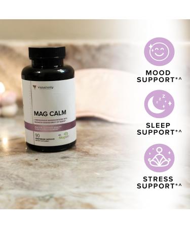 Vitauthority Magnesium L-Threonate Biglycenate Chelate Blend GABA and L-Theanine Sleep Support 90 Capsules 30 Servings - Buy Online on GoSupps.com