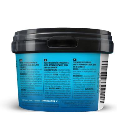 BODYLAB24 DAA Extreme 120 Tablets | 3200mg D-Aspartic Acid Zinc & Vitamins B6 & E | Ideal for Male Bodybuilders & Strength Athletes - International Shipping Available - Buy Online on GoSupps.com