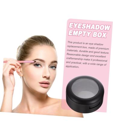 Beavorty 56 Pcs Empty Eye Shadow Box Small Travel Case Small Travel Containers Eyeshadow Supplies Lotion Mini 4x3.8cmx7pcs Blackx7pcs - Buy Online on GoSupps.com