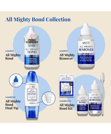 Kiss All Mighty Bond Lace Wig Adhesive & Remover With Cleanser Spray - Buy Online on GoSupps.com