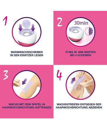 Veet Spawax Electric Warm Wax Set - 1 Device & 12 Wax Discs for Smooth Skin | International Shipping - Buy Online on GoSupps.com