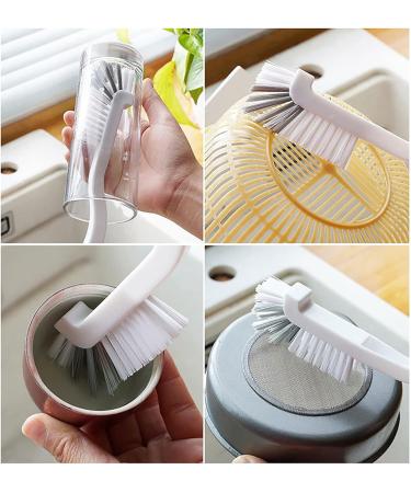 Kitchen Cleaning Scrub Brush Deep Stove Brass Wire Brushes Scraper Scrubber Brush For Range Hood Grease Grime Cleaner Brush For Pot Pan Household Cleaning Tools Little Pro (White One Size) White One Size - Buy Online on GoSupps.com