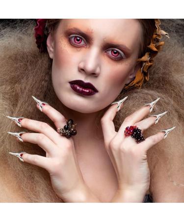 30 Pieces Finger Claws for Women Adjustable Cosplay Claw Ring for Halloween Retro Nails Full Finger Set Gothic Nail Claw for Cosplay Accessories Alloy other - Buy Online on GoSupps.com