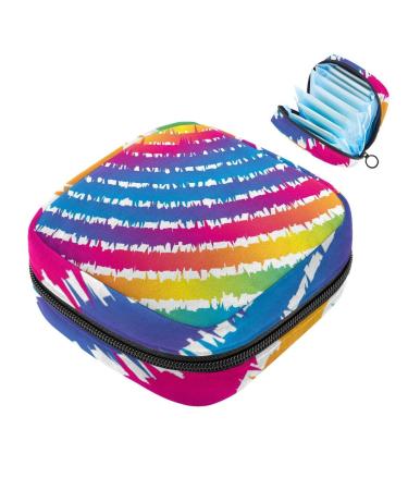 MUOOUM white skeletons and bones Women's bonds storage bag menstruation pad bag portable menstrual cup pocket with zipper for teenagers girl women color 9 4.7x6.6