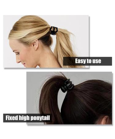 DIMUGE 12 Pack Extra Strong Grip Small Claw Clips - Ideal for Women and Girls - Perfect for High Ponytails and Half Up Styles - Butterfly and Pumpkin Design - Black/Brown - Cute Hair Accessories - Buy Online on GoSupps.com