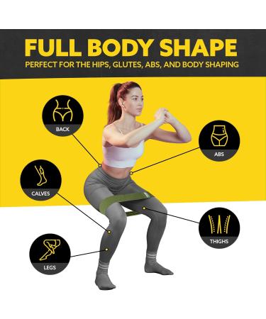Fabric Resistance Bands for Legs - Workout Bands Resistance Bands for Men and Women - Booty Bands for Working Out - Exercise Bands Resistance Bands Set - Elastic Bands for Exercise (Military Green) - Buy Online on GoSupps.com