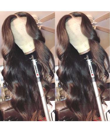 16 Inch Body Wave Lace Front Wig - 180% Density Human Hair for Black Women | Pre Plucked with Baby Hair - Buy Online on GoSupps.com