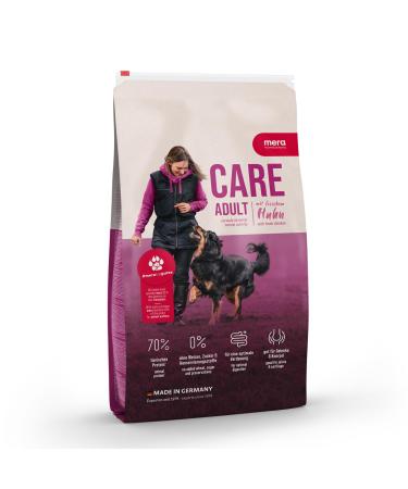 mera Care Adult Chicken Food for Normally Active Dogs of All Breeds with 70% animal protein wheat free 10 kg