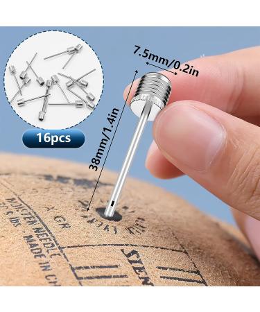 Stainless Steel Basketball Pump Needles Set with Storage Box - 20pcs - Buy Online on GoSupps.com
