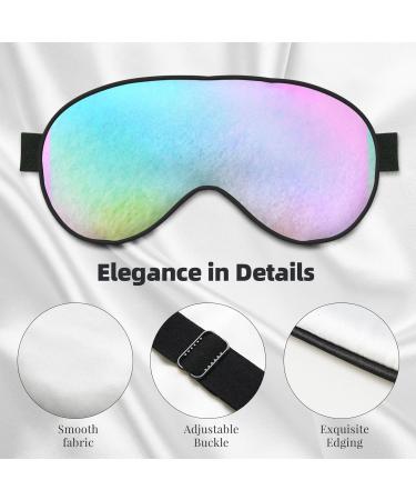 Colorful Wavy Abstract Sleep Mask | Double-Sided Soft Adjustable Eye Covers - Perfect for Shade & Reducing Eye Edema - Buy Online on GoSupps.com