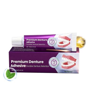 Denture Adhesive 40g Repair Pad and Sealant Denture Fixative For Daily Use by Women and Adults with Full or - Buy Online on GoSupps.com