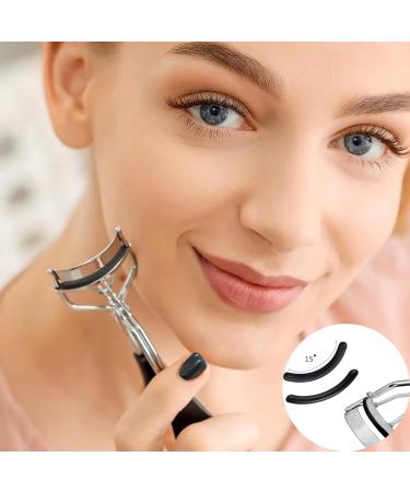 Eyelash Curler Pads 24 Pcs Silicone Eyelash Curler Replacement Pads Refill Pads with a Clear Storage Box for Universal Eyelash Curler - Buy Online on GoSupps.com