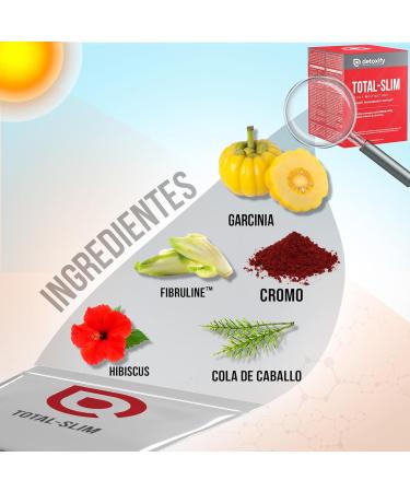  Detoxify Detoxify TotalSlim Powerful fat burner for weight loss satiating in sachets Garcinia Cambogia Chromium tail of - Buy Online on GoSupps.com