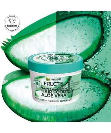Garnier Fructis Hair Food Aloe Multi-Purpose Mask 390ml - Nourishing Hair Treatment - Buy Online on GoSupps.com