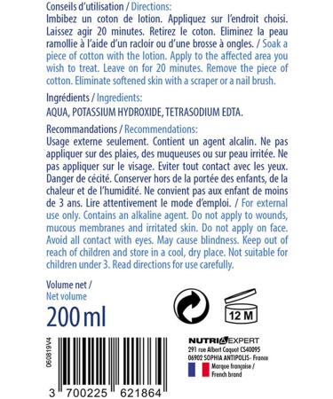 PEDIEXPERT - Renov'Pied - Eliminates dead skin and calluses - Relieves foot pain - Rapid action from the first application - 200ml bottle - French brand - Buy Online on GoSupps.com