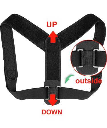 HIJJPS Adjustable Posture Corrector for Women & Men - Invisible Upper Back Brace for Pain Relief - Buy Online on GoSupps.com