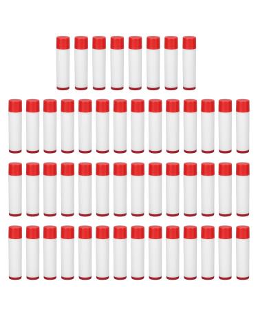 50 pieces DIY lipstick of empty lipstick containers with lid refillable lipstick tube very suitable for homemade lip balm lottery pen lipsticktube