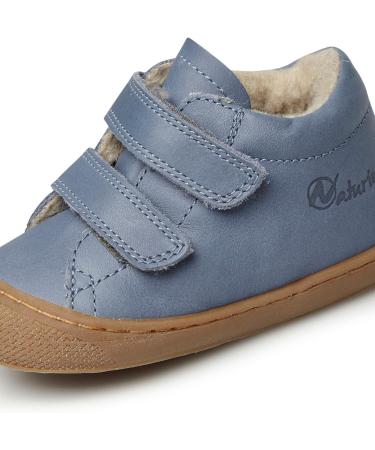 Naturino Cocoon VL-Leather First-Steps Shoes - 2 UK, Celeste - Buy Online on GoSupps.com