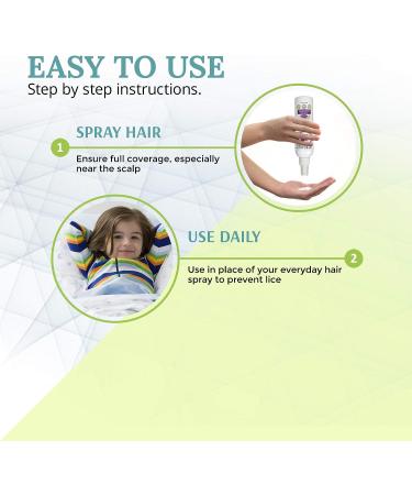 LiceLogic Repel Lice Prevention 3 Pc Kit 8oz Rosemary Mint - Kills Super Lice & Eggs, Prevents & Repels Naturally Derived, Non-Toxic Formula - Buy Online on GoSupps.com