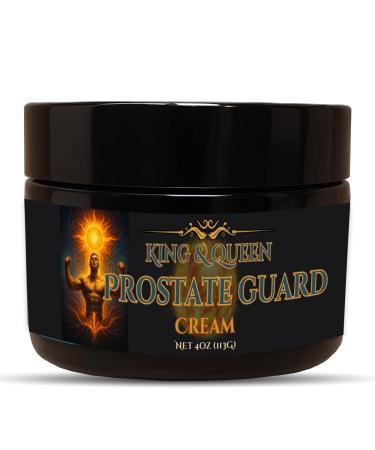 Prostate Support & Urinary Flow Cream Saw Palmetto DHT Blocker with Wild Yam Maca Tongkat Ali Vitamin D3 | Prostate Guard 4 oz King & Queen Wellness