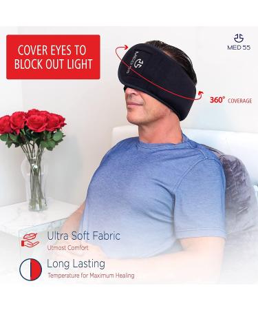 Headache Relief Wrap Hat - Hot & Cold Gel Ice Pack Therapy - Buy Online on GoSupps.com