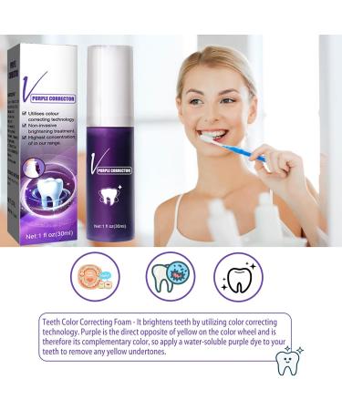 V34 Purple Toothpaste | Effective Stain Removal & Whitening | 30ml - Buy Online on GoSupps.com