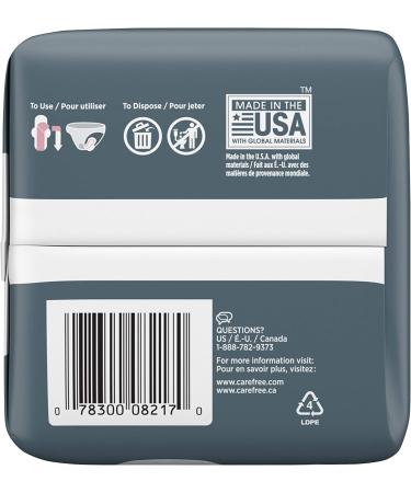 Carefree Breathe Ultra Thin Super Pads with Wings - 28 Count | Irritation-Free & Unscented - Buy Online on GoSupps.com