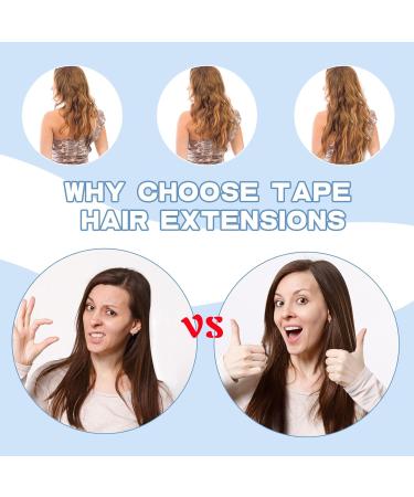 144pcs Double Sided Wig Tape Tabs for Hair Extensions - Brown | Waterproof & Easy to Use - Buy Online on GoSupps.com