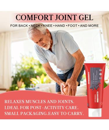 Joint Gel, Soothing Massage Cream, Joint Soothing Comfort Gel for Back, Neck, Keen, Muscle, and Foot, Absorb Quickly, Natural and Non-Greasy, 4.23OZ - Buy Online on GoSupps.com