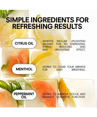 Boy Smells Citrus Sniffer Nasal Stick Menthol Citrus Aroma Inhaler Plant-Based Scent Stick for Daily Refresh Aromatherapy Stick for Adults 1 Pack - Buy Online on GoSupps.com