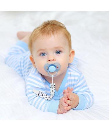 Aolso Silicone Dummy Clips Adapter 4pcs - Baby Pacifier Holder & Teething Toy Straps - Buy Online on GoSupps.com