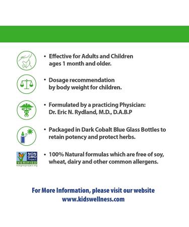 Dr. Rydland's Herbal Supplement for Respiratory & Cough Relief | Created by KidsWellness | 4oz Bottle - Buy Online on GoSupps.com