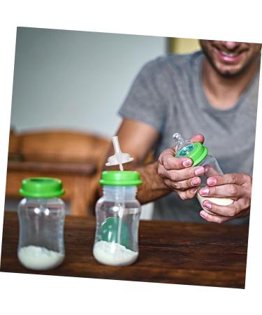 Rorpoir 4-Pack Wide-Neck Baby Bottle Straws | Feeding Accessories for Easy Milk Feeding - Buy Online on GoSupps.com