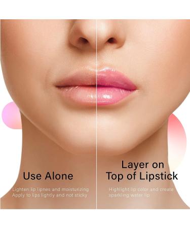 Lip Glow Oil - Plumping & Moisturizing Lip Care with Cherry Extract for Nourished & Glossy Lips - Transparent Color Change Formula - Buy Online on GoSupps.com