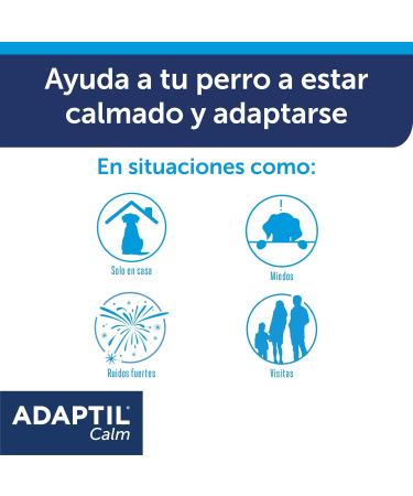 Adaptil Calm - Anti-Stress for Dogs - Home Alone Fear Loud Noises Adoption - 48ml Refill - Buy Online on GoSupps.com