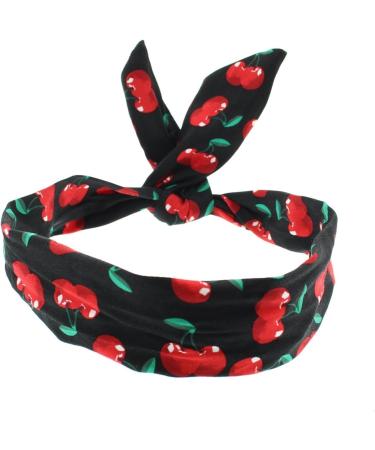 Zacs Alter Ego Cherry Print Wire Headband | Rockabilly Style | International Shipping - Buy Online on GoSupps.com
