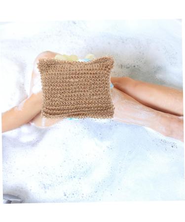 Healeved Men's Bath Essentials: Exfoliating Bath Wipe Loofah Body Scrub Sponge & Natural Ramie Towel for Ultimate Cleanse - Buy Online on GoSupps.com