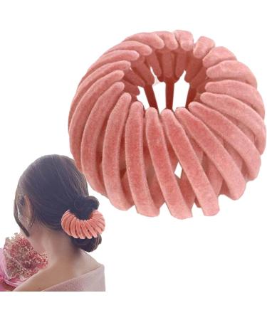 Expandable Hair Claws Birds Nest Hair Clip Retractable Ponytail Holder Clip Hair Clips Hair Claw Clamps Hair Bun Maker Hair Styling Tool Hair Barrette For Girls Lady Women Hair Accessories Pink - Buy Online on GoSupps.com