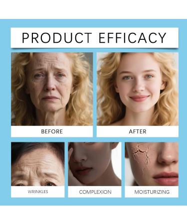  QPJUVC Peptide Collagen Firming Essence Anti-aging and anti-wrinkle cream with micromolecular collagen moisturizing and firming cream to reduce fine lines (5) - Buy Online on GoSupps.com