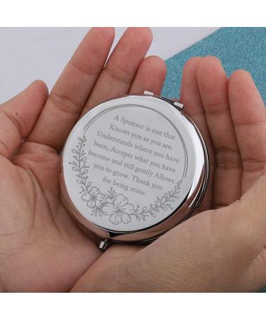 KUIYAI Sponsor Gift Sponsor Pocket Mirror Sponsor Thank You Gift Thank You For Being Mine Compact Mirror For Women (sponsor mirrorUK) - Buy Online on GoSupps.com