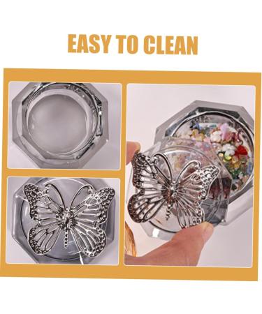 FRCOLOR Crystal Glass Manicure Cup Nail Bowl Nail Polish Accessories Manicure Accessories Nail Dappen Dish Manicure Cup Thick Pen Washing Cup Pen Washing Plate Cup Acrylic - Buy Online on GoSupps.com