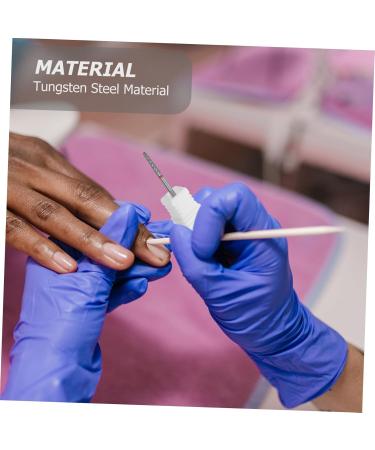 FRCOLOR Grinding Tool Nail Art Tools Women Manicure Supplies Nail Art Polishing Tools Metal Nail Drill Bit Nails Drill Bits Nail Bit Double Head Manicure Tools Tungsten Steel Women's 4.30X0.20X0.20CM As Shown 1 - Buy Online on GoSupps.com