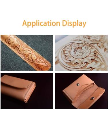 100% Veg Tan Full Grain Leather Cowhide Pre-Cut Piece 8-9 oz - Tooling Leather for Carving, Dyeing & Molding - White-Veg Tanned 12 x 24 - Buy Online on GoSupps.com