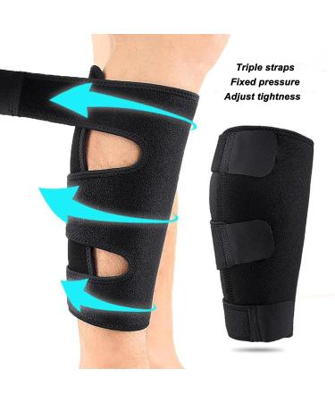 Calf Tear Compression Sleeve - Adjustable & Breathable Sports Support for Men | Leg Compression Sleeves for Football & Fitness - Buy Online on GoSupps.com