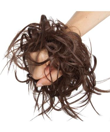 Buy Tess Hair Part Dutt Tie - Smooth Shaped Hair Knot Updos | Affordable 45g Medium Brown Hair Extensions for Women - Buy Online on GoSupps.com