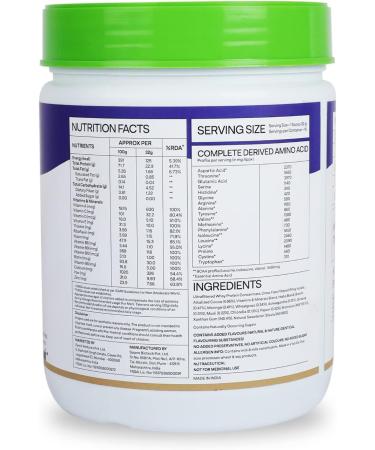 Protein & Herbs for Men - Muscle Building & Recovery | 23g Whey Protein Isolate 5.5 BCAAs Sugar-Free Certified Clean Chocolate Flavor - 500g - Buy Online on GoSupps.com