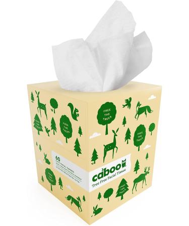 Caboo Tree Free Bamboo Facial Tissue Paper - Eco Friendly Hypoallergenic 360 Total Tissues Cube Boxes (6) - Buy Online on GoSupps.com